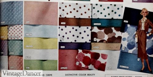 1958 Dracon synthetic fabrics