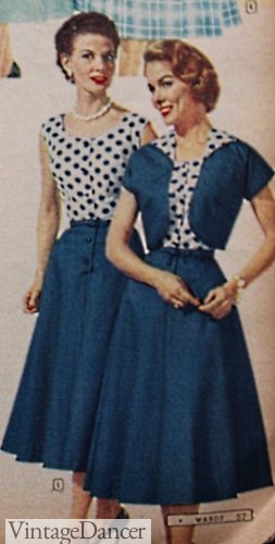 1958 Polka top or dress