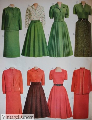 1958 day fall dresses Mrs Maisel