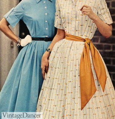 1958 skinny and sash belts