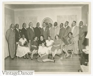 1958 back women men group in Tulsa Ok.