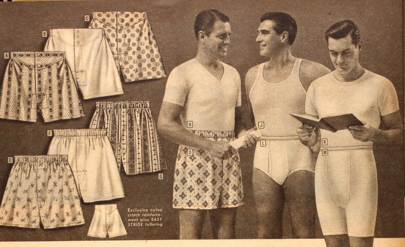 1950s Men's Underwear History