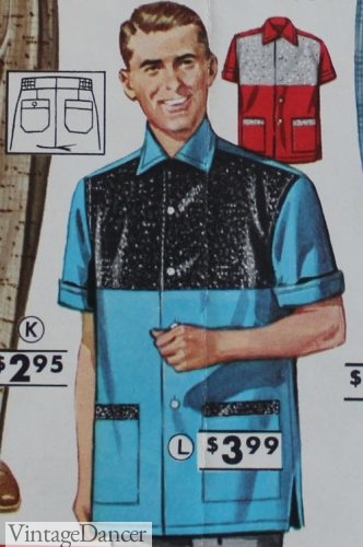 1958 bowling shirt style