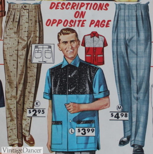 Men's 1950s Casual Clothing History