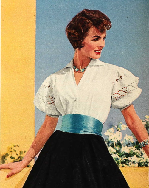 1950s Tops And Blouse Styles | 50s Fashion History