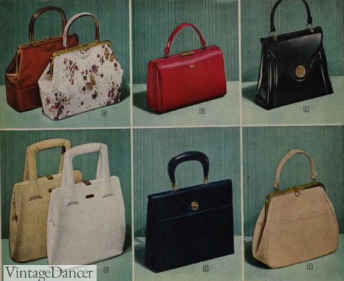 1958 handbags and purses