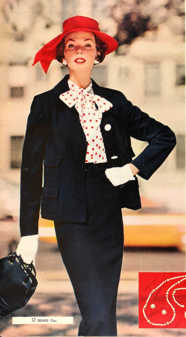 1950s Womens Suits History and Pictures