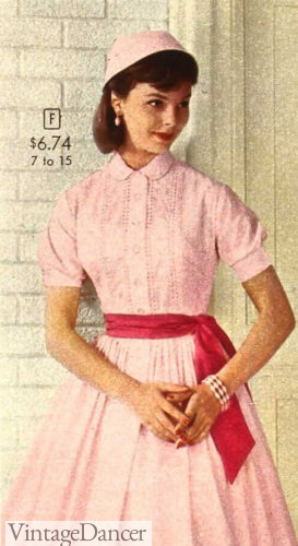 1950s Teenager Fashions &#8211; Girls&#8217; Fashion Trends and Clothing Styles, Vintage Dancer