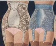 1950s waspie waist lingerie
