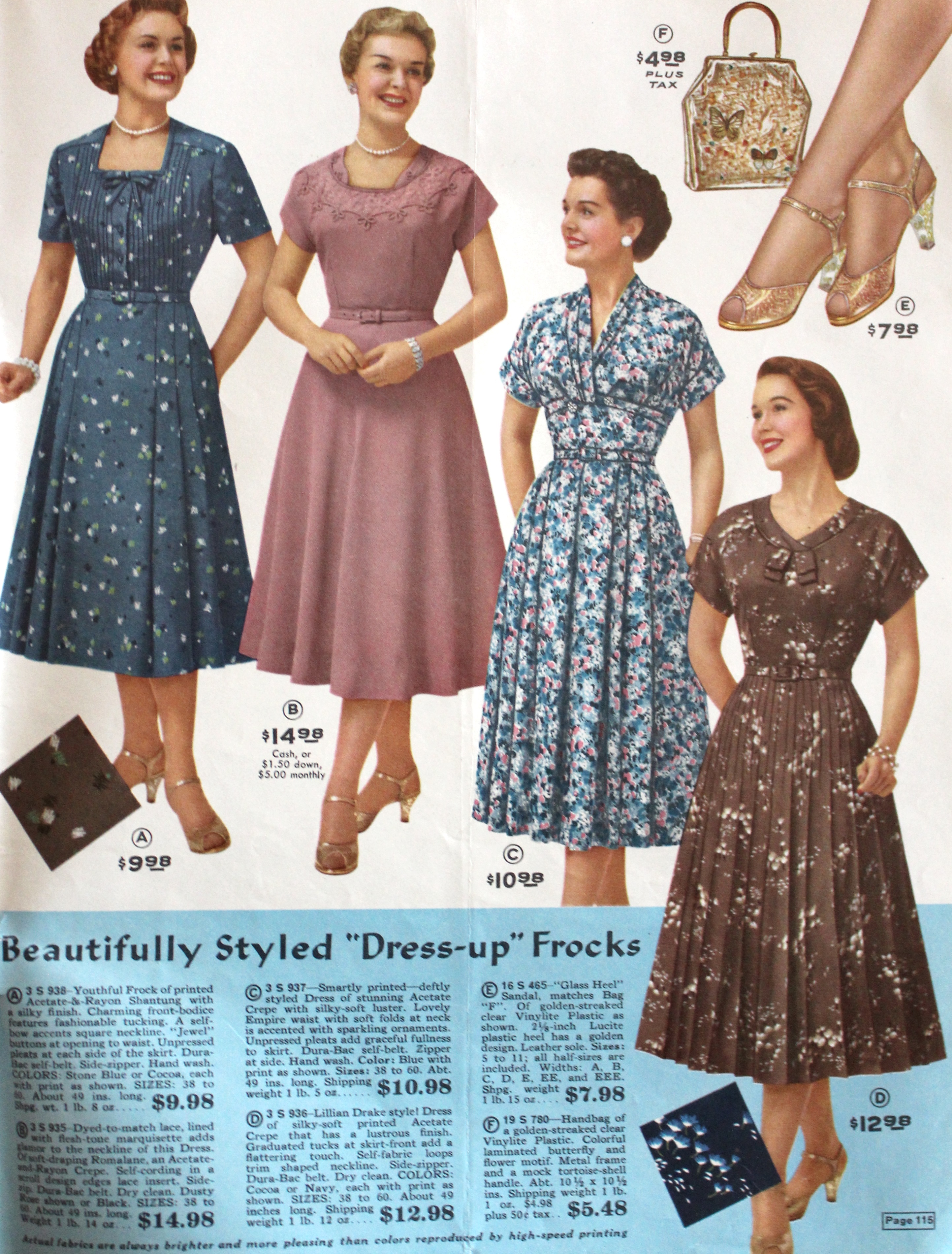 1950s Plus Size Fashion and Clothing 