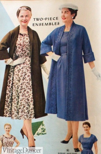 1950s coats dresses