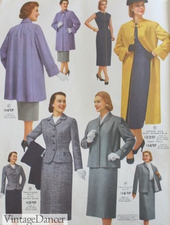 1959 women's suits and coats plus sizes