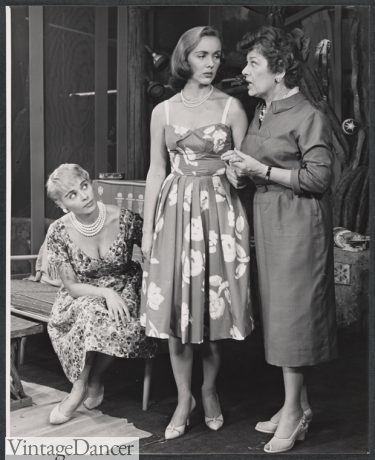 thy Blackburn, Sylvia Daneel and unidentified in the stage production A Desert Incident