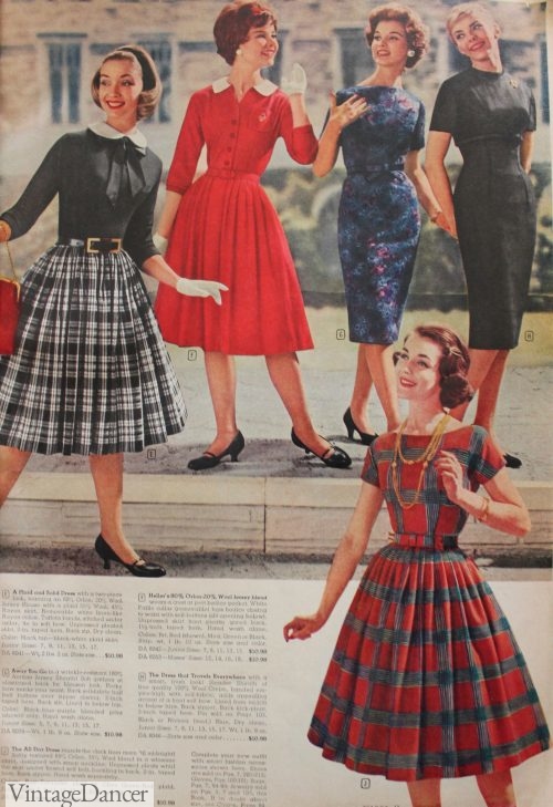 1950s vintage fall fashion from 1959