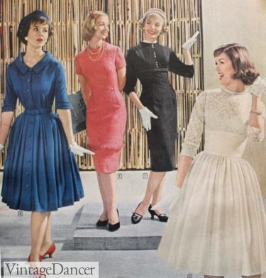 1959 Wards cocktail party dresses maisel
