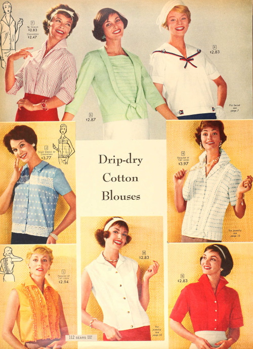 1950s Tops and Blouse Styles | 50s Fashion History