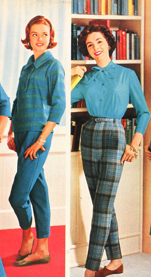 1950's pants outfits