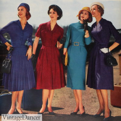 1950s dresses with sleeves long sleeve 50s dress