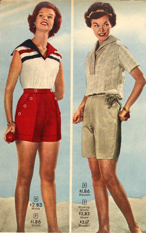 1950s Shorts History | Pinup Shorts, Sailor Shorts, Bermuda Shorts