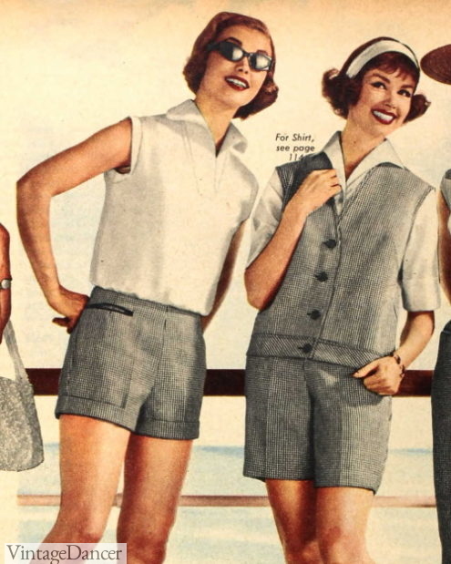 1950s Shorts History | Pinup Shorts, Sailor Shorts, Bermuda Shorts