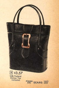 1959 buckle strap tote bag handbag large oversized modern