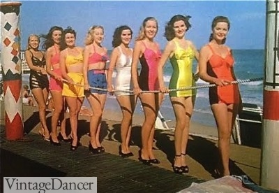 1950s swimsuits