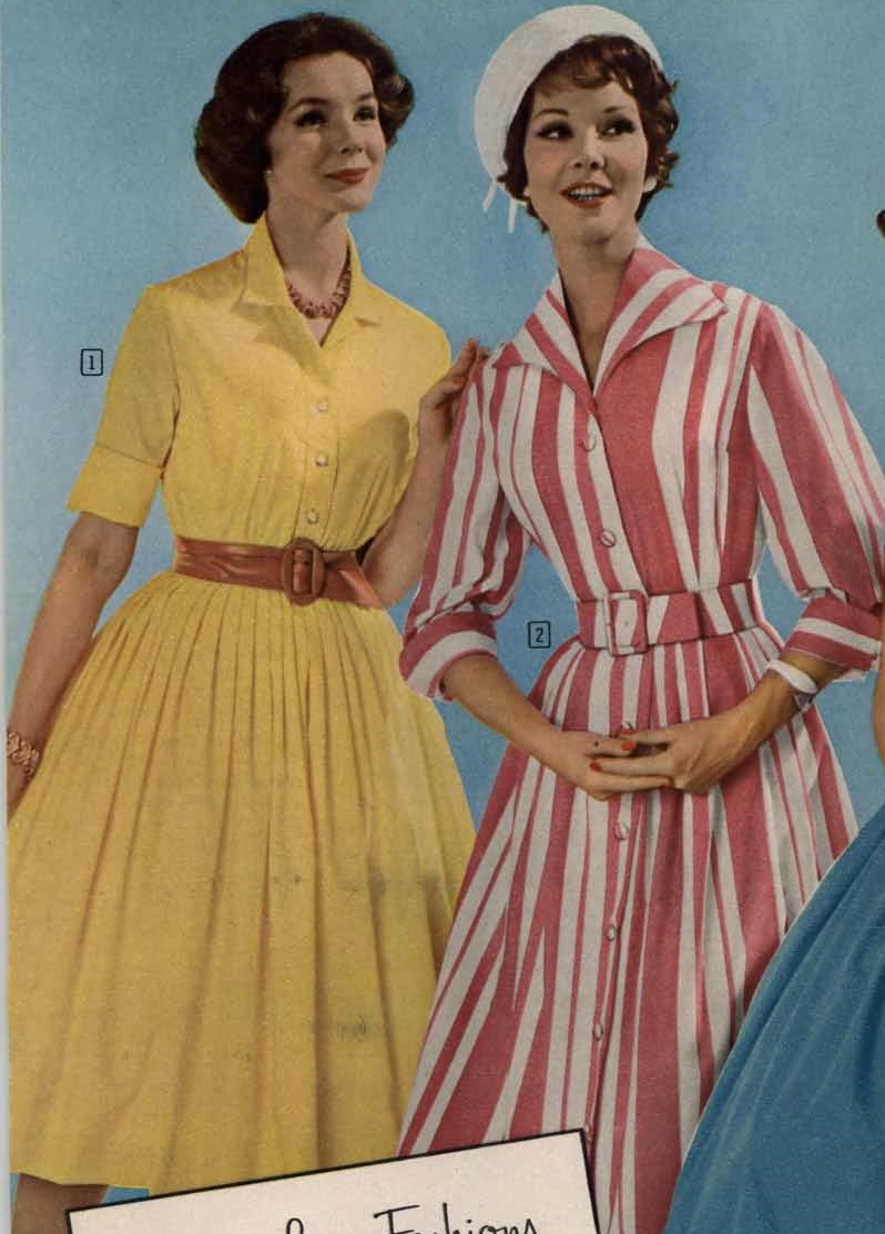 Vintage Shirtwaist Dress History 1930s, 1940s, 1950s