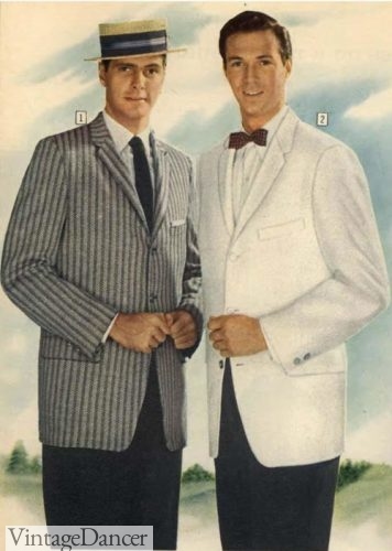 1960 white sport coat doubles as a tuxedo coat