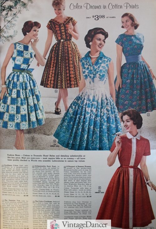 retro dresses 1960s