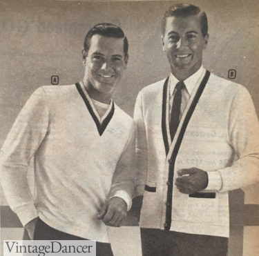 1960 mens Ivy style sweaters