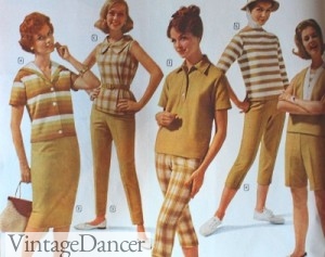 1960s Tops. Loose fit, big collars.