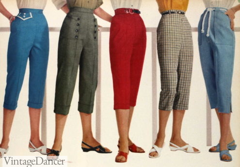 1960s RETRO Suspender Pants Pattern SIMPLICITY 8415 Cute High Waist St – A  Vintage shop