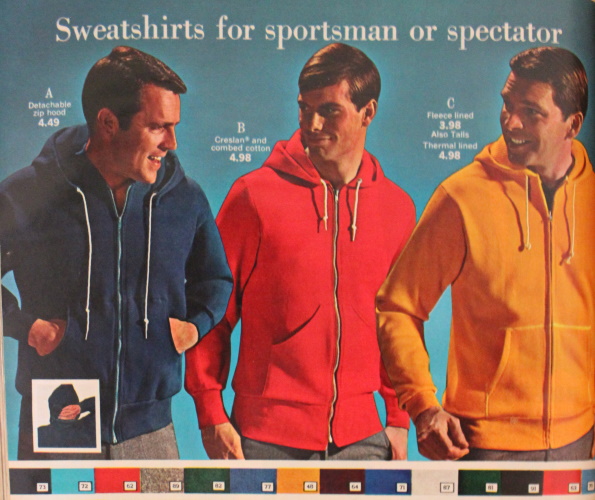 Men's Retro Workout Clothes 70s, 80s, 90s Tracksuits, Sweatshirts