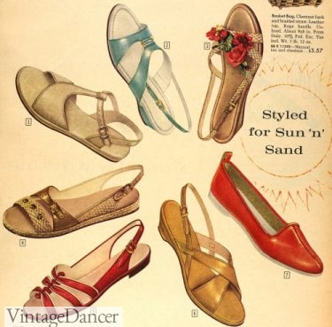 1960 sandals shoe summer