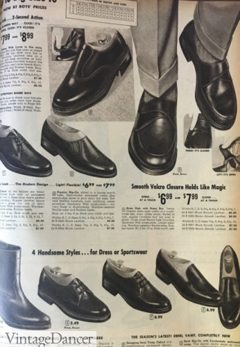 1960s mens casual shoes