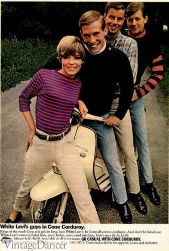 1960s Levi's mod jeans