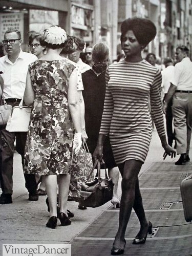 1960s New York Street scene 1960s black fashion African American