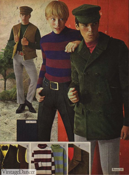 60s mod guys outfits men male teen clothes