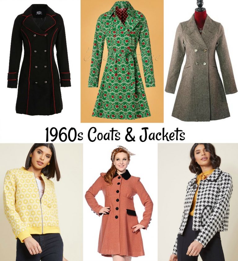 Ten 1960s Coats and Jacket Styles