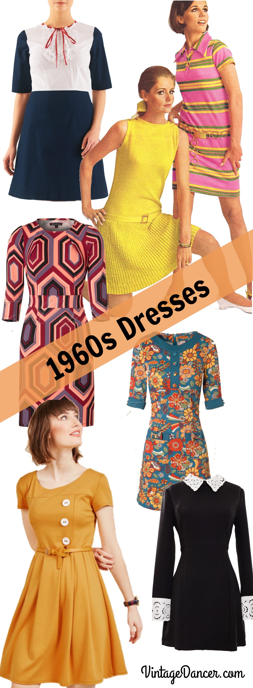 60s Dresses | 1960s Dresses Mod, Mini, Hippie