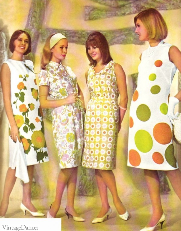 1960s fashion dresses mod
