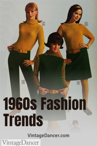 1960s fashion trends for women - 1966 - 60s womens girls fashion