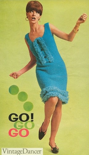 1960s go go dress