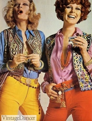 1960s boho/hippie belts outfits