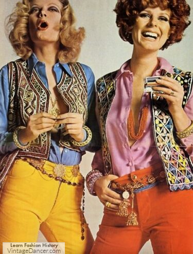 60s Fashion for Hippies - Women and Men
