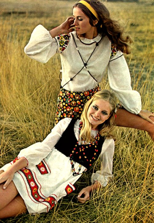 Hippies In The 60s Fashion Festivals Flower Power