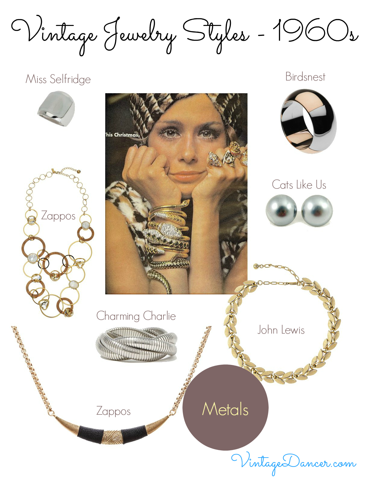 1960s Jewelry Styles and Trends to Wear