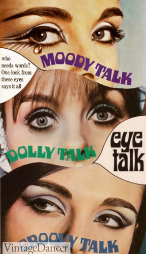 1960s Moody, Dolly and Groovy eye makeup