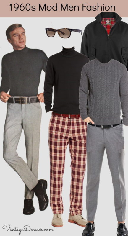 1960s Men’s Outfit Inspiration | Clothing Ideas Mod Men  AT vintagedancer.com