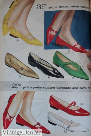 1960 shoes fashion
